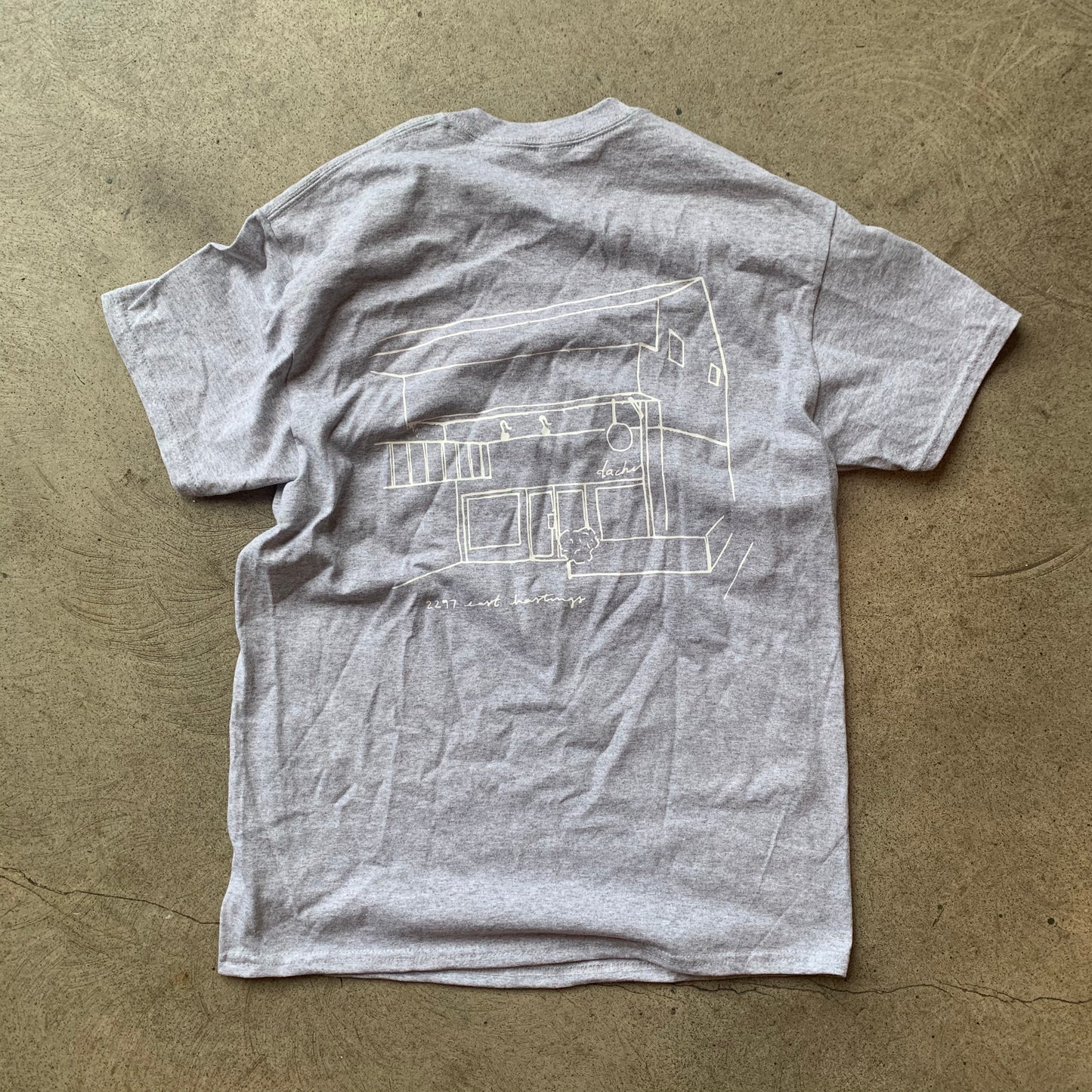 Dachi 'Store Front' Grey Tee Shirt